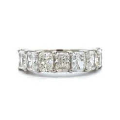Platinum 7 Stone Radiant Cut Diamond Shared Prong Band -Luxe Rings Shop LDB4453A 0a0771aa 1263 4873 ad73 20ea6e2ab67f