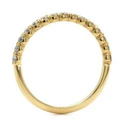 18K Yellow Gold Diamond New Aire Silk Prong Band -Luxe Rings Shop LDBS0217C 73b3223d 66d6 42af aca0 04da7acb9bbd