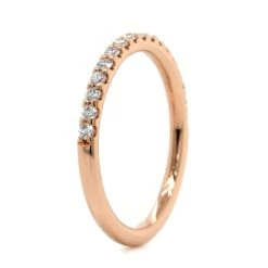 18K Rose Gold Shared Prong Diamond Band 8 18K Rose Gold Shared Prong Diamond Band -Luxe Rings Shop LDBS0218B 6e300cc4 17f1 462f ad15 4162eb2073f5