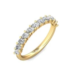 18K Yellow Gold Shared Prong Marquise Diamond Band -Luxe Rings Shop LDBS0240E 094ffb54 0bdf 477c b55d cc188fb7e7df