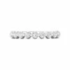 Platinum Single Prong Diamond Band -Luxe Rings Shop LDBS0242A e617d09b 2119 4bbe 975a 4bf767a81d6e