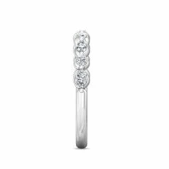 Platinum Single Prong Diamond Band With Alternating Round & Marquise Diamonds 10 Platinum Single Prong Diamond Band With Alternating Round & Marquise Diamonds -Luxe Rings Shop LDBS0245D c3a344de 5af9 4805 aa69 9530397428c0