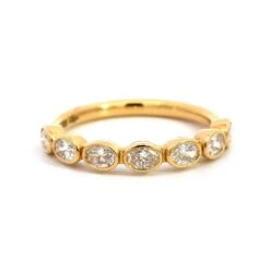 18K Yellow Gold Bezel Set Diamond Band 11 18K Yellow Gold Bezel Set Diamond Band -Luxe Rings Shop LDBS0271A 1579ef06 4821 4a15 b49f 3ea896e15437