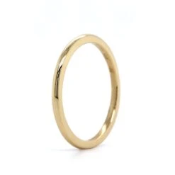 18K Yellow Gold Polished Band -Luxe Rings Shop LFB02119B