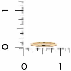 18K Yellow Gold Polished Band -Luxe Rings Shop LFB02119C