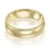 14K Yellow Gold Low Dome Band With Milgrain 1 14K Yellow Gold Low Dome Band With Milgrain -Luxe Rings Shop MIR4011