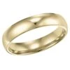 14K Yellow Gold Low Dome Wedding Band 3mm -Luxe Rings Shop SIR3005