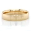 14K Yellow Gold Low Dome Comfort Fit Band 2 14K Yellow Gold Low Dome Comfort Fit Band -Luxe Rings Shop SIR5011