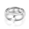 14K White Gold Low Dome Band 6mm -Luxe Rings Shop SIRW6010 17f3f159 05b4 4edc 940e 9afc68e9bf9c